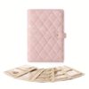 Custom leather book-shape jewelry travel bag with compartments, portable organization, and embossed logo branding
