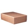 Premium leather necklace box with custom rigid construction, magnetic closure, and interior foam insert display
