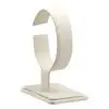 Leatherette vertical bangle and watch display stand with custom branding for jewelry retail packaging