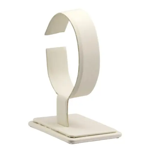 Leatherette Medium Vertical Bangle & Watch Display Stand – Custom Jewelry Packaging Leatherette vertical bangle and watch display stand with custom branding for jewelry retail packaging