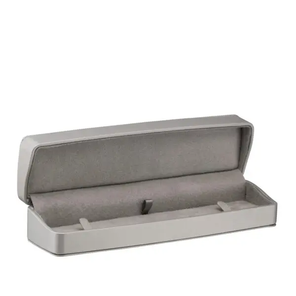 Custom Leatherette Bracelet Box, Lustre Collection Luxury leatherette bracelet box with velvet interior and custom branding options, Lustre Collection