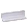 Premium leatherette rounded bracelet box with soft-touch finish, custom logo option, and foam interior – ideal for jewelry packaging