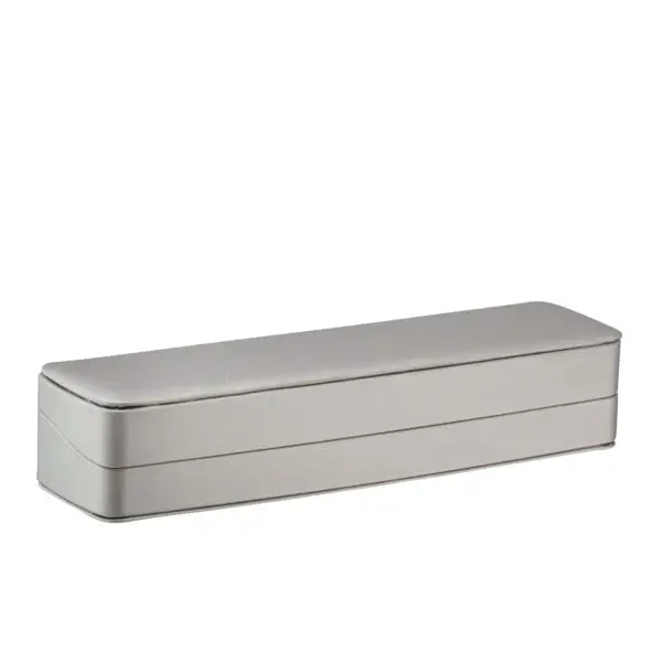 Custom Leatherette Bracelet Box, Lustre Collection Luxury leatherette bracelet box with velvet interior and custom branding options, Lustre Collection