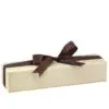 Premium leatherette dome bracelet box with detachable bow presentation box in custom colors