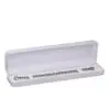 Premium leatherette rounded bracelet box with soft-touch finish, custom logo option, and foam interior – ideal for jewelry packaging