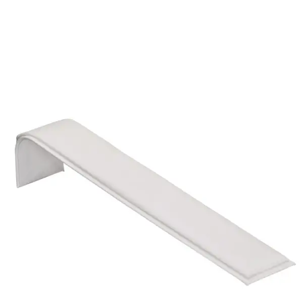 Custom leatherette bracelet ramp display with multiple tiers for jewelry retail showcase, factory-direct OEM packaging