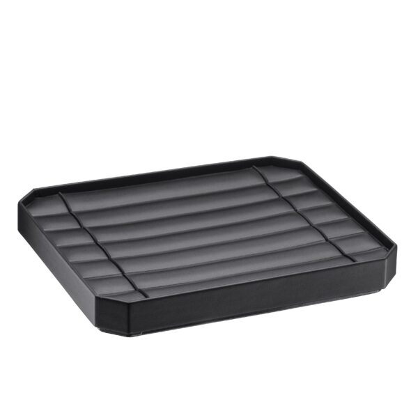 Custom Leatherette Octagon Stackable Bracelet Display Tray Custom octagon leatherette bracelet tray with 7 stackable display slots in multiple custom colors and finishes