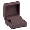 Dome Leatherette Earring Box with Outer Bow Box | Custom OEM Jewelry Packaging Premium dome leatherette earring box with outer bow box, custom logo options and padded interior display