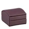 Dome Leatherette Earring Box with Outer Bow Box | Custom OEM Jewelry Packaging Premium dome leatherette earring box with outer bow box, custom logo options and padded interior display
