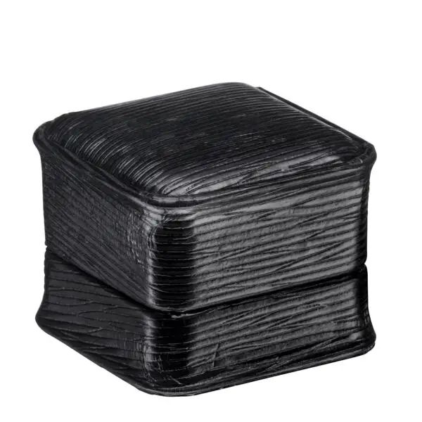 Textured Leatherette Earring Box – Custom Jewelry Packaging with Logo Custom textured leatherette earring box with branded logo and insert for jewelry packaging
