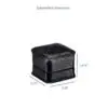 Textured Leatherette Earring Box – Custom Jewelry Packaging with Logo Custom textured leatherette earring box with branded logo and insert for jewelry packaging