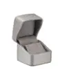 Linea Leatherette Earring Box – Custom Jewelry Packaging with Magnetic Closure Linea leatherette earring box with magnetic closure, custom logo branding, interior foam insert, and multiple color options