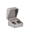 Leatherette T-style earring display box in Lustre finish with custom logo branding for wholesale jewelry packaging