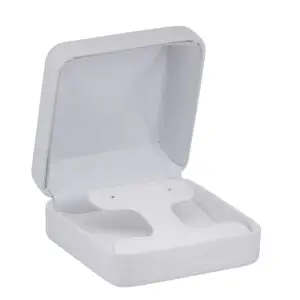 Leatherette Rounded T-Style Earring Box | Custom Jewelry Packaging