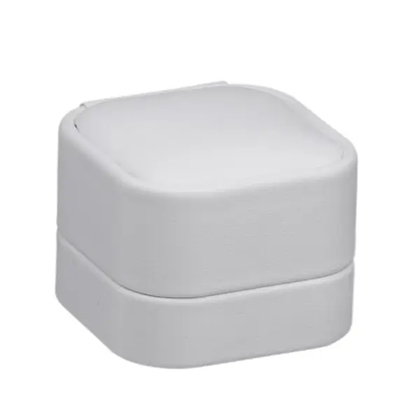Soft Leatherette Earring Box | Custom Branding | Classic Collection OEM Premium soft leatherette earring box with logo branding and custom interior insert