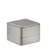 Leatherette T-style earring display box in Lustre finish with custom logo branding for wholesale jewelry packaging