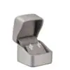 Linea Leatherette Earring Box – Custom Jewelry Packaging with Magnetic Closure Linea leatherette earring box with magnetic closure, custom logo branding, interior foam insert, and multiple color options