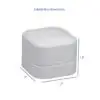 Soft Leatherette Earring Box | Custom Branding | Classic Collection OEM Premium soft leatherette earring box with logo branding and custom interior insert