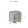 Linea Leatherette Earring Box – Custom Jewelry Packaging with Magnetic Closure Linea leatherette earring box with magnetic closure, custom logo branding, interior foam insert, and multiple color options