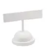 Custom leatherette T-shaped earring tree display for jewelry retail packaging and unboxing