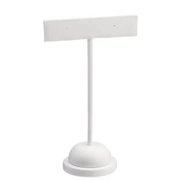 Leatherette X-large T-style earring display tree with adjustable arms for earring retail showcasing