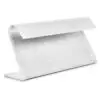 Leatherette multi-earring fold-over display stand with custom logo branding, jewelry packaging