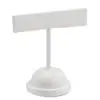 Premium custom leatherette T-style earring display tree, medium size, available in multiple colors and finishes