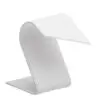 Custom Leatherette Foldover Earring Display Stand – Small Sliced Design Custom leatherette foldover earring display stand with sliced compartments, professional jewelry packaging