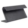 Leatherette multi-earring fold-over display stand with custom logo branding, jewelry packaging