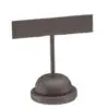 Premium custom leatherette T-style earring display tree, medium size, available in multiple colors and finishes