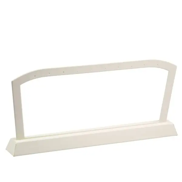 Custom Leatherette Earring Display Hanger Bar Set – 5-Unit Retail Showcase Custom leatherette earring display hanger bar set with 5 units, professional retail jewelry display solution