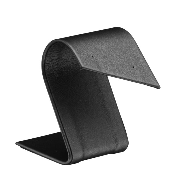 Custom Leatherette Foldover Earring Display Stand – Small Sliced Design Custom leatherette foldover earring display stand with sliced compartments, professional jewelry packaging