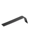 Leatherette 6-slot earring ramp display with angled presentation for large stud earrings