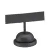 Custom leatherette T-shaped earring tree display for jewelry retail packaging and unboxing