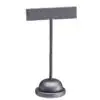 Leatherette X-large T-style earring display tree with adjustable arms for earring retail showcasing