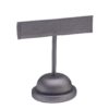 Premium custom leatherette T-style earring display tree, medium size, available in multiple colors and finishes