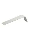 Leatherette 6-slot earring ramp display with angled presentation for large stud earrings
