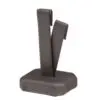 Custom Leatherette Foldover Earring Tree Display - Branded Jewelry Organizer Leatherette foldover earring tree display with custom branding and multiple earring hooks for jewelry brands