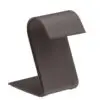 Custom Leatherette Arc Foldover Earring Display Stand Leatherette arc foldover earring display stand with custom logo and velvet interior insert
