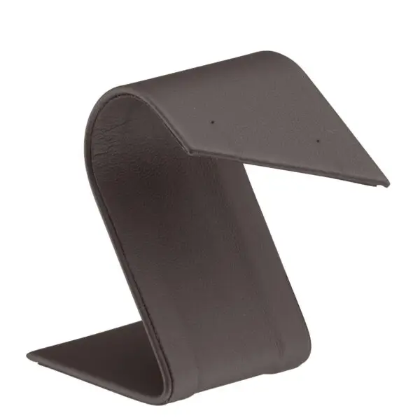 Custom Leatherette Foldover Earring Display Stand – Small Sliced Design Custom leatherette foldover earring display stand with sliced compartments, professional jewelry packaging