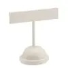 Premium custom leatherette T-style earring display tree, medium size, available in multiple colors and finishes