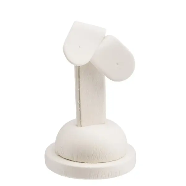 Custom Leatherette Foldover Earring Display Tree – B2B Jewelry Packaging Leatherette foldover earring display tree with custom branding—compact jewelry retail packaging solution