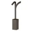 Custom Leatherette Tall Earring Display Stand Custom tall earring leatherette display stand with embossed logo for retail jewelry packaging