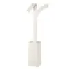 Custom Leatherette Tall Earring Display Stand Custom tall earring leatherette display stand with embossed logo for retail jewelry packaging