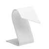 Custom leatherette foldover earring display stand, medium size, branded jewelry packaging