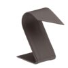 Custom leatherette foldover earring display stand, medium size, branded jewelry packaging