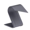 Custom leatherette foldover earring display stand, medium size, branded jewelry packaging