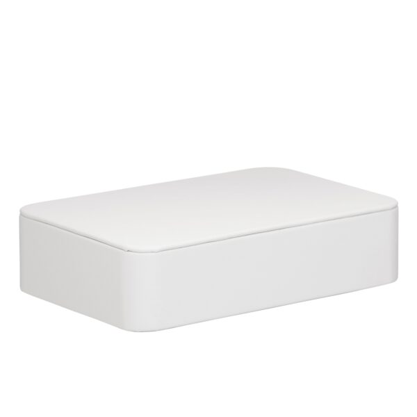 Custom leatherette long pedestal display tray for jewelry retail and wholesale