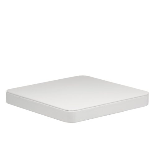 Leatherette Small Square Display Base – Custom Jewelry & Watch Stand Premium leatherette small square jewelry display base with customizable colors and branding for retail and gifting