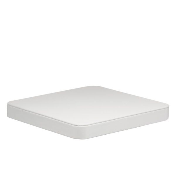 Leatherette Small Square Display Base – Custom Jewelry & Watch Stand Premium leatherette small square jewelry display base with customizable colors and branding for retail and gifting